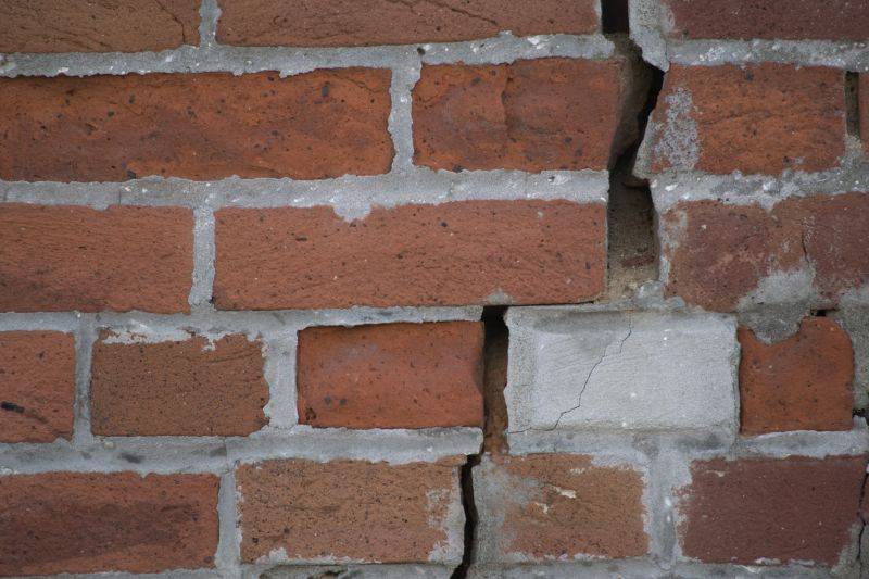 Cracked Mortar Joints