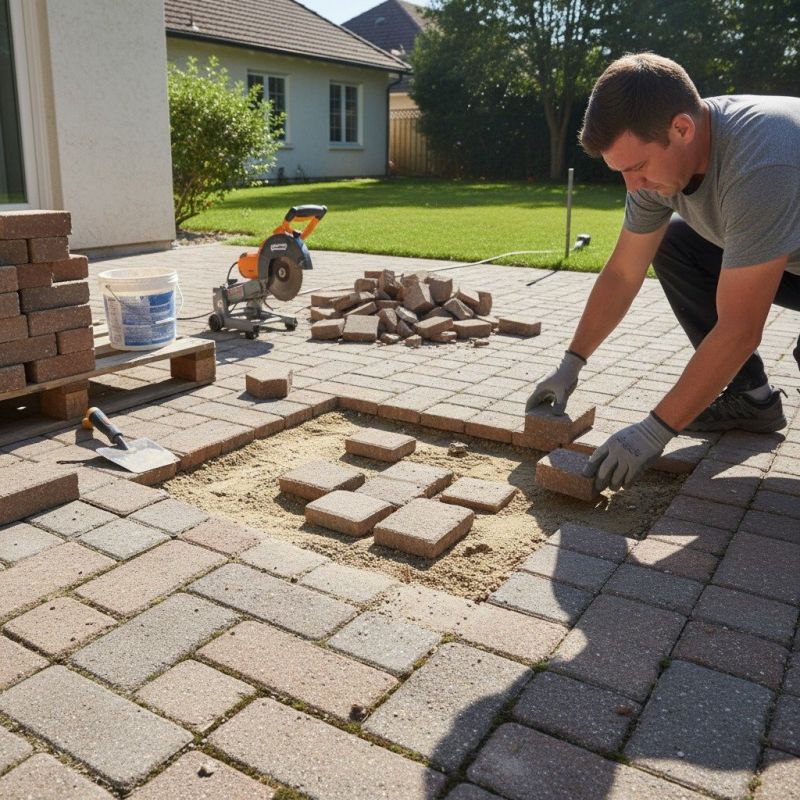 Brick Patio Repair